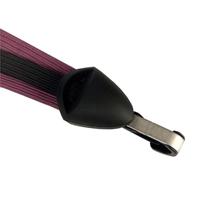 Bibia veiligheidsbinder 50 cm nylon/elastaan roze/zwart - thumbnail