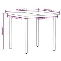 3-delige Tuinset zwart - thumbnail