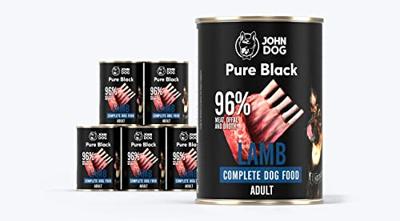 JOHN DOG Pure Black Lamb - natvoer voor honden - 400g