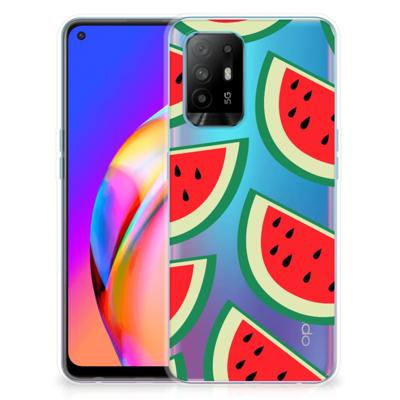 OPPO A94 5G | Reno5 Z | Siliconen Case | Watermelons