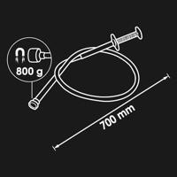Vigor V1764 Veerarmgrijper met magneet Klauwgrijper - thumbnail