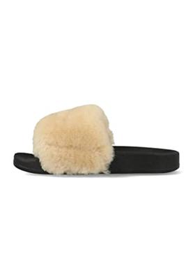 Warmbat Pantoffels Barlee BLE347026 Camel Zwart / Bruin-40 maat 40