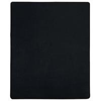 Hoeslaken jersey 140x200 cm katoen zwart - thumbnail
