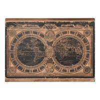 Wanddecoratie Home ESPRIT Zwart Natuurlijk Wereldkaart 149 x 2 x 105 cm - thumbnail