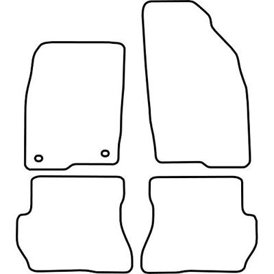 Automatten passend voor Ford Fusion 2002-2005 TMFO525