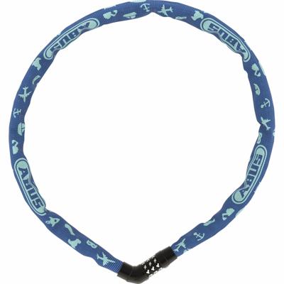 Abus 4804c/75 kettingslot, 75cm, blauw, steel-o-chain