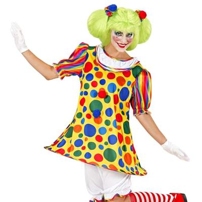 Clownskostuum dame