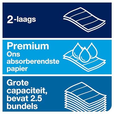 Handdoek tork h2 premium 2laags 212x340mm 600297 Handdoek tork h2 premium 2laags 212x340mm 600297