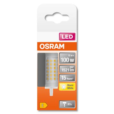 OSRAM HOMELIGHTING 4058075432635 LED-lamp Energielabel E (A - G) R7s Ballon 11.5 W = 100 W Warmwit (Ø x l) 28 mm x 78 mm 1 stuk(s) OSRAM HOMELIGHTING 4058075432635 LED-lamp Energielabel E (A - G) R7s Ballon 11.5 W = 100 W Warmwit (Ø x l) 28 mm x 78 mm 1 stuk(s)