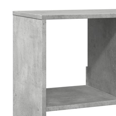 kamerscherm 100x33x156,5 cm bewerkt hout betongrijs