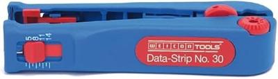 WEICON TOOLS 10033530 Data-Strip No.30 Kabelstripper Geschikt voor: Datakabel, Telefoonkabel, Stuurkabel, Speciale kabel 4 tot 10 mm 0.05 tot 0.5 mm²
