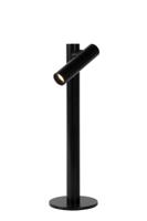 Lucide ANTRIM - Oplaadbare Bureaulamp Binnen/Buiten - Accu/Batterij - LED Dimb. - 1x2,2W 2700K - IP54 - Met draadloos oplaadstation - Zwart - thumbnail