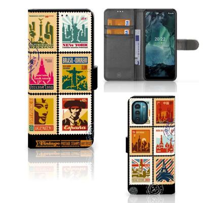 Nokia G11 | G21 | Flip Cover | Postzegels Nokia G11 | G21 | Flip Cover | Postzegels