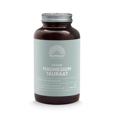 Mattisson HealthStyle Vegan Magnesium Tauraat Capsules
