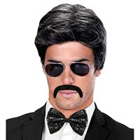 Snor zwart macho - thumbnail