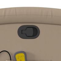 Massagestoel verstelbaar kunstleer cappuccinokleurig - thumbnail