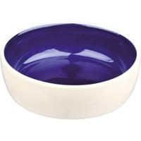 Trixie voerbak kat keramiek creme / blauw - thumbnail