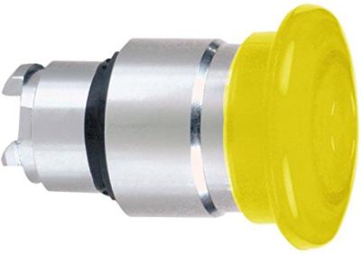 Schneider Electric ZB4BW653 ZB4BW653 Terugstelbaar, Vergrendelbaar (Ø) 22 mm Zonder markering Chroom, Geel 1 stuk(s)