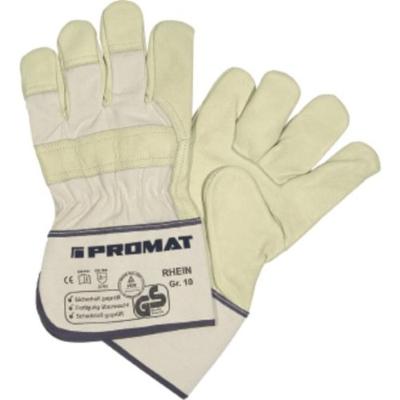 Promat/Tecwerk Handschoen | Top Rhein | maat 10 beige | Rundnerfleer | EN 388 PBM-categorie II - 4000371107