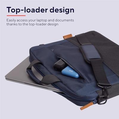 Trust Lisboa Draagtas voor laptop van 16 inch Laptop tas Blauw - thumbnail