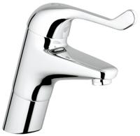 Grohe Euroeco Special Veiligheids Wastafelkraan Hoog Met Hendel 12 cm Gladde Body Chroom - thumbnail