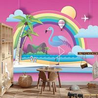 Fotobehang - Succesvolle zomervakantie, Kinderkamer, te koop in 11 maten, incl behanglijm - thumbnail