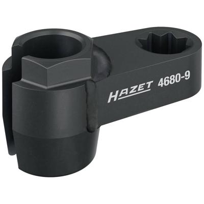 HAZET Dopsleutel voor uitlaatsonde 4680-9 · 1/2 inch (12,5 mm) achtkant hol · Buiten-zeskant-profiel · SW 19 mm
