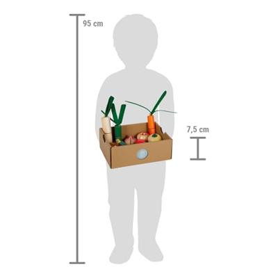 Small Foot - houten snij- en groenten speelset fresh, 14dlg. - thumbnail