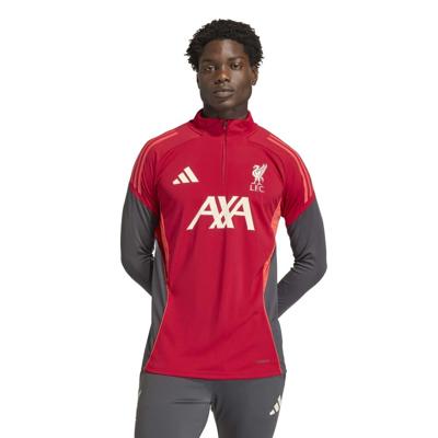 adidas Liverpool Trainingstrui 1/4-Zip 2025-2026 Rood Grijs adidas Liverpool Trainingstrui 1/4-Zip 2025-2026 Rood Grijs