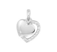 TFT Hanger Zilver Hart Zirkonia - thumbnail