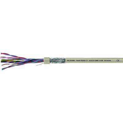HELU 21003-1000 Datakabel LiYCY 3 x 2 x 0.14 mm² Grijs 1000 m