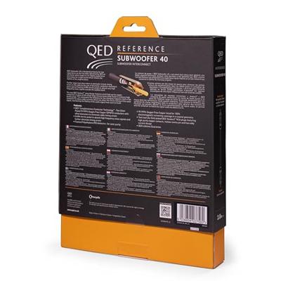 QED: Reference Subwoofer 40 10.0M - Zwart/Grijs