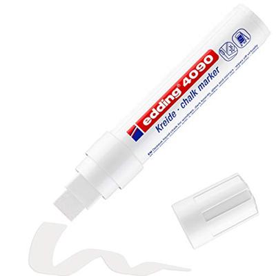 Edding Krijtmarker e-4090 wit, op blister