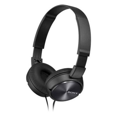 Sony MDR-ZX310AP On Ear koptelefoon Kabel Zwart Headset, Vouwbaar