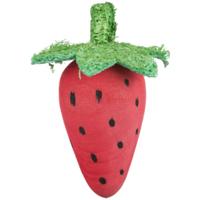 TRIXIE SPEELBAL SET BIET / AARDBEI HOUT / LOOFAH 6/9 CM - thumbnail