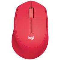 Logitech Mouse M330 Silent Plus Rood Draadloze Muis - thumbnail