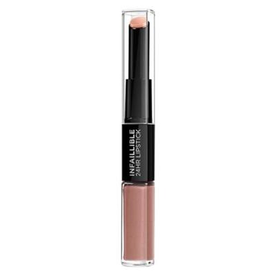 L’Oréal Paris Make-Up Designer Infaillible 24H Lipstick - 115 Infinitely Mocha - Nude - Langhoudende, Verzorgende Lippenstift - 5 ml L’Oréal Paris Make-Up Designer Infaillible 24H Lipstick - 115 Infinitely Mocha - Nude - Langhoudende, Verzorgende Lippenstift - 5 ml