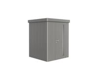 Biohort Neo 1A metalen tuinhuis enkele deur kwartsgrijs 1A 180x180 cm - thumbnail