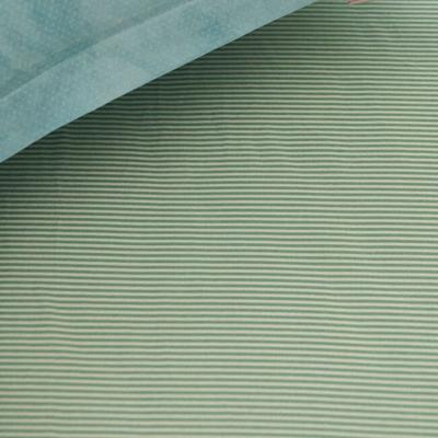 Pip Studio Pip Studio Duo Stripe Hoeslakens- Khaki 100x200 cm Hoekhoogte: 25 cm