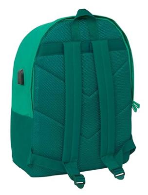 Rugtas voor Laptop en Tablet met USB Uitgang Real Betis Balompié Groen Rugtas voor Laptop en Tablet met USB Uitgang Real Betis Balompié Groen