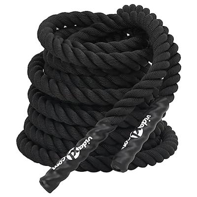 Battle rope 12 m 9 kg polyester zwart