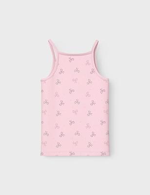 Name it winter ondergoed meisjes - paars - 2p top - NkfStrap