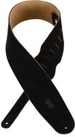 Levys Leathers MS4-BLK suède gitaarband, zwart - thumbnail