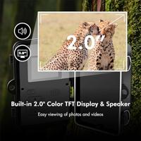 LogiLink WC0065 Wildcamera Black LEDs, Geluidsopnames Camouflage groen, Camouflage bruin - thumbnail