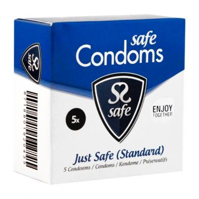Safe - Just Safe Condooms Standard 5 Stuks Safe - Just Safe Condooms Standard 5 Stuks