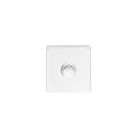 Intersteel Deurbel vierkant verdekt 53x53x8 rvs geborsteld - thumbnail