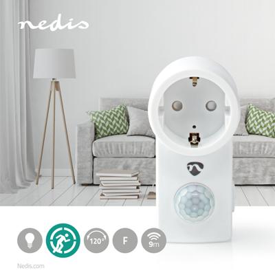 Nedis Bewegingsdetector | Binnenshuis | 120 ° | 1 stuks - PIRWI10WT PIRWI10WT