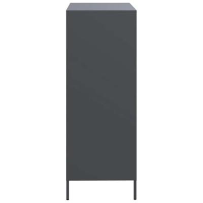 Hoge kast 68x39x101,5 cm staal antracietkleurig Hoge kast 68x39x101,5 cm staal antracietkleurig