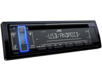 JVC KD-T401 1DIN Autoradio-CD/USB, USB 2.0 poort en AUX-ingang vooraan - thumbnail