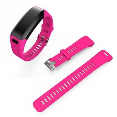Silicone polsbandje voor Sport voor Garmin Vivosmart HR 1 (Rose-rood)